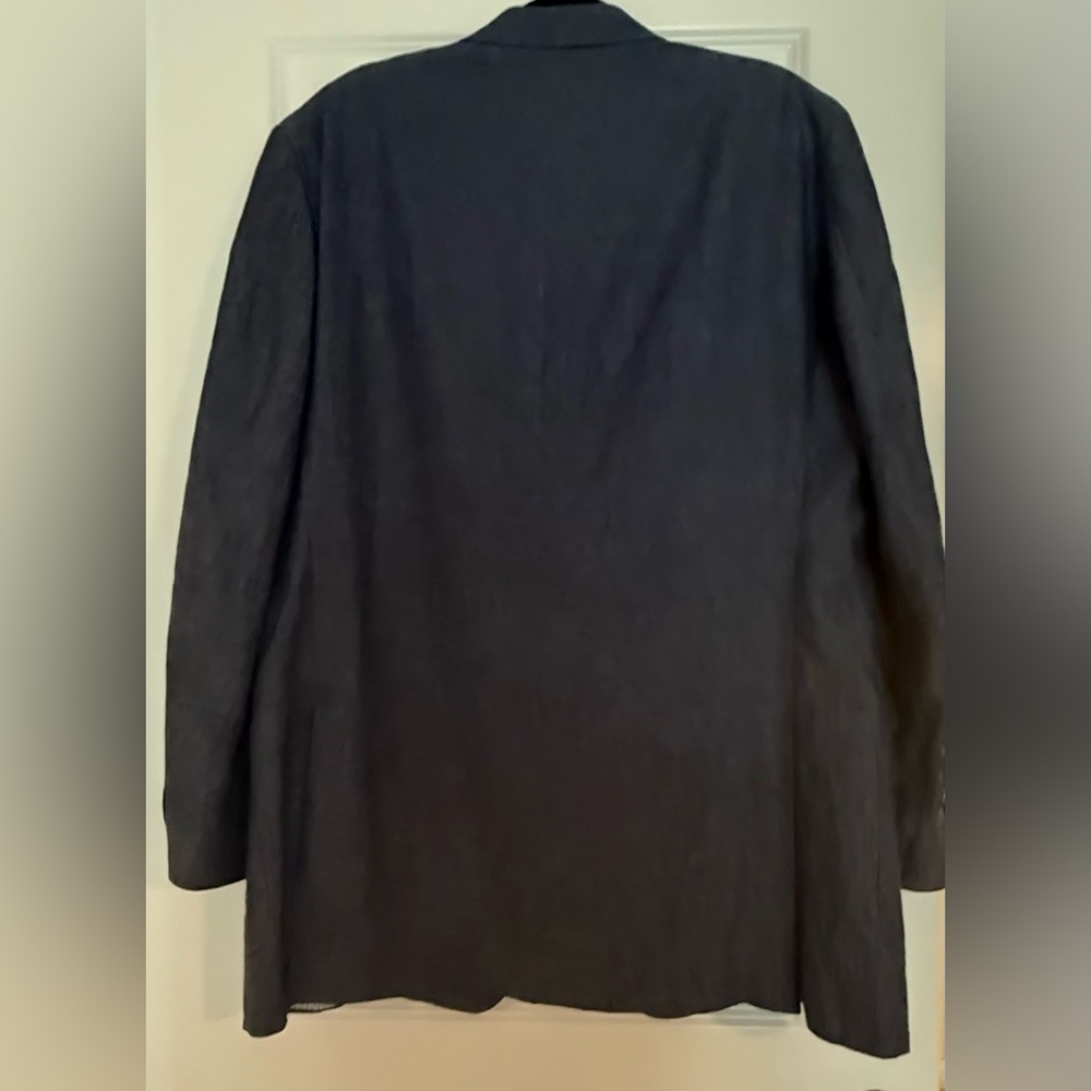 ZEGNA Men’s Linen Blazer - US Size 48 Long - Picture 7 of 12